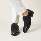 Men’s Monk Strap Dress Shoes - Slip-On Pointed-Toe Shoes