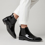 Men’s Chelsea Boots - Round Toe Business Ankle Boots