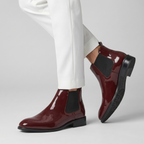 Men’s Chelsea Boots - Round Toe Business Ankle Boots