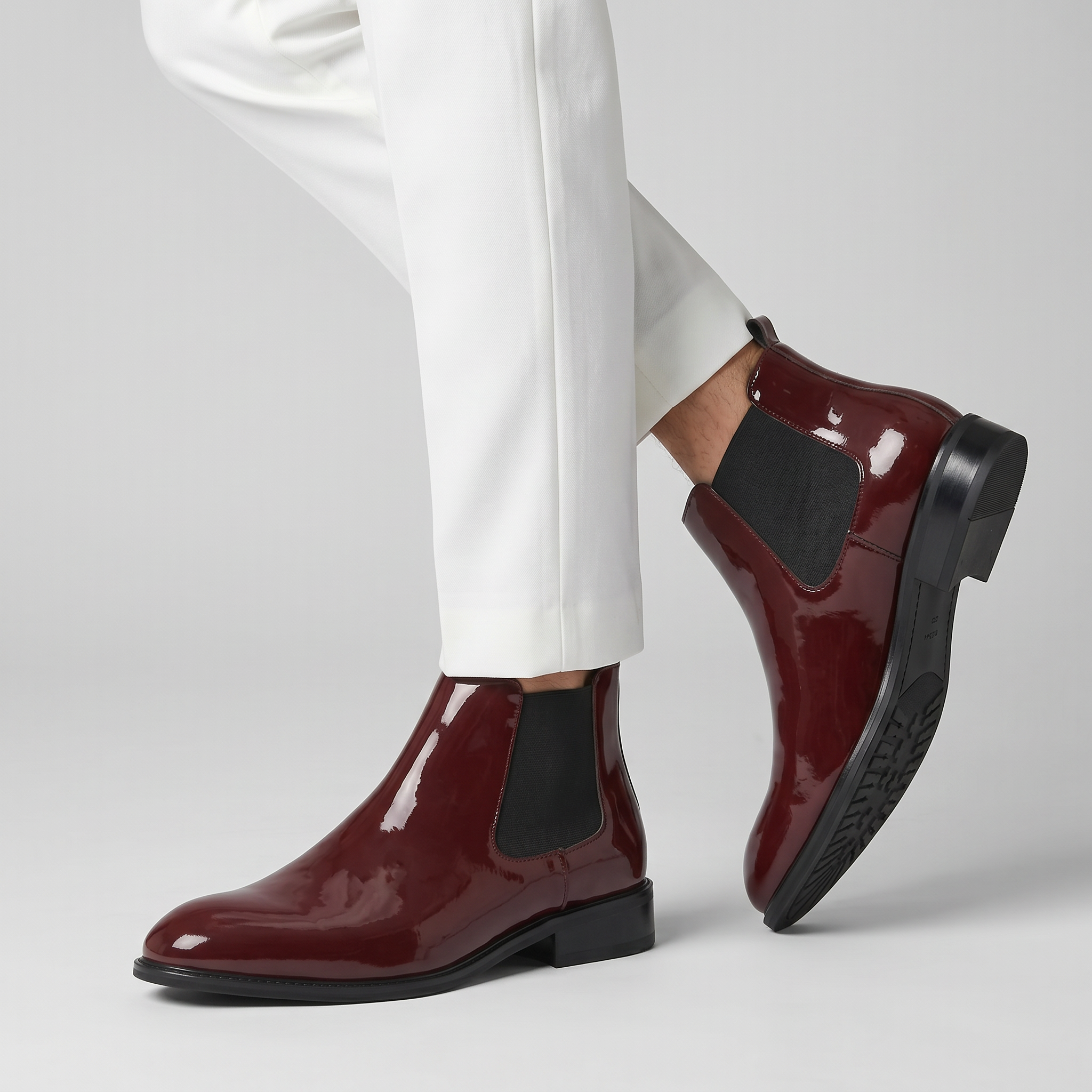 Men’s Chelsea Boots - Round Toe Business Ankle Boots