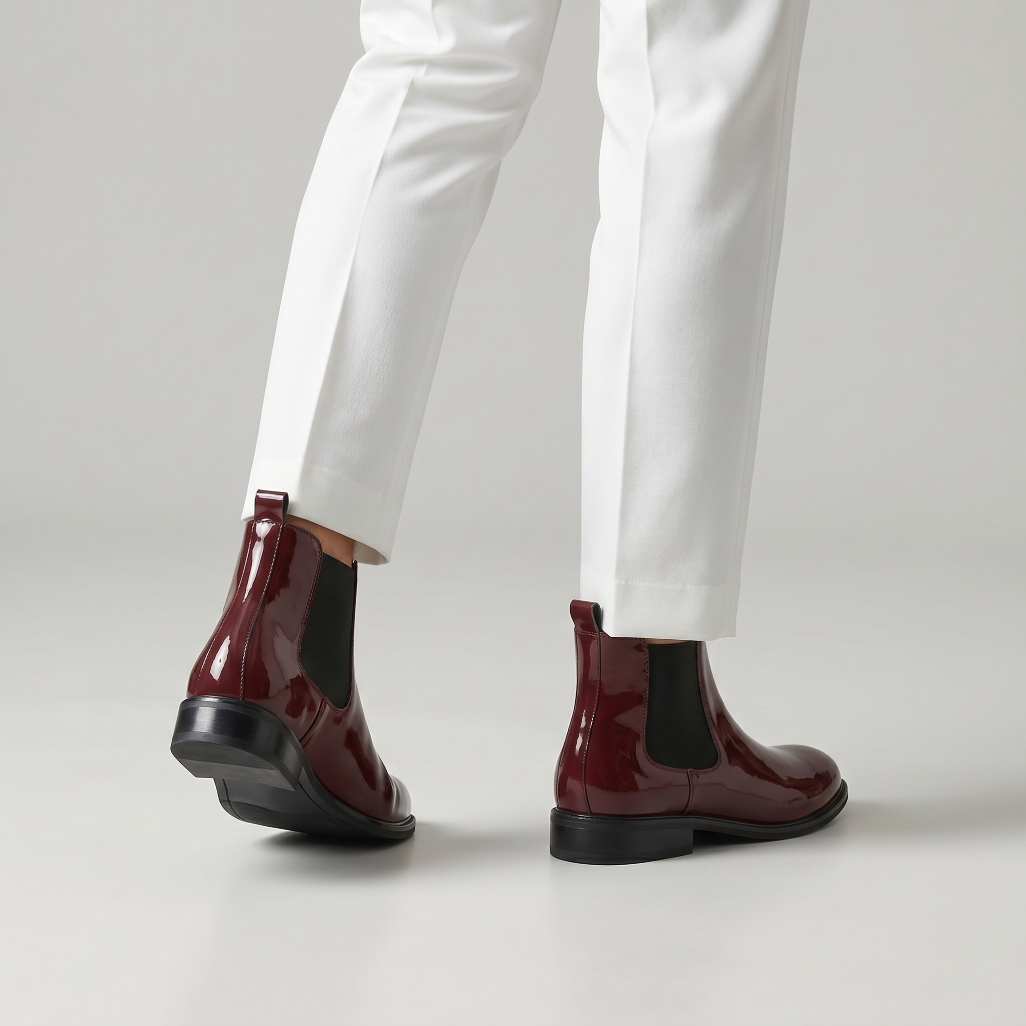 Men’s Chelsea Boots - Round Toe Business Ankle Boots