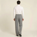 Men’s Pinstripe Wide-Leg Trousers