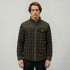 Men’s Plaid Shacket - Button Front Regular Fit