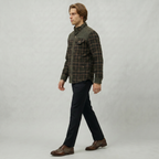 Men’s Plaid Shacket - Button Front Regular Fit