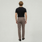 Men’s Pleated High-Waist Trousers - Straight Leg Tailored Fit