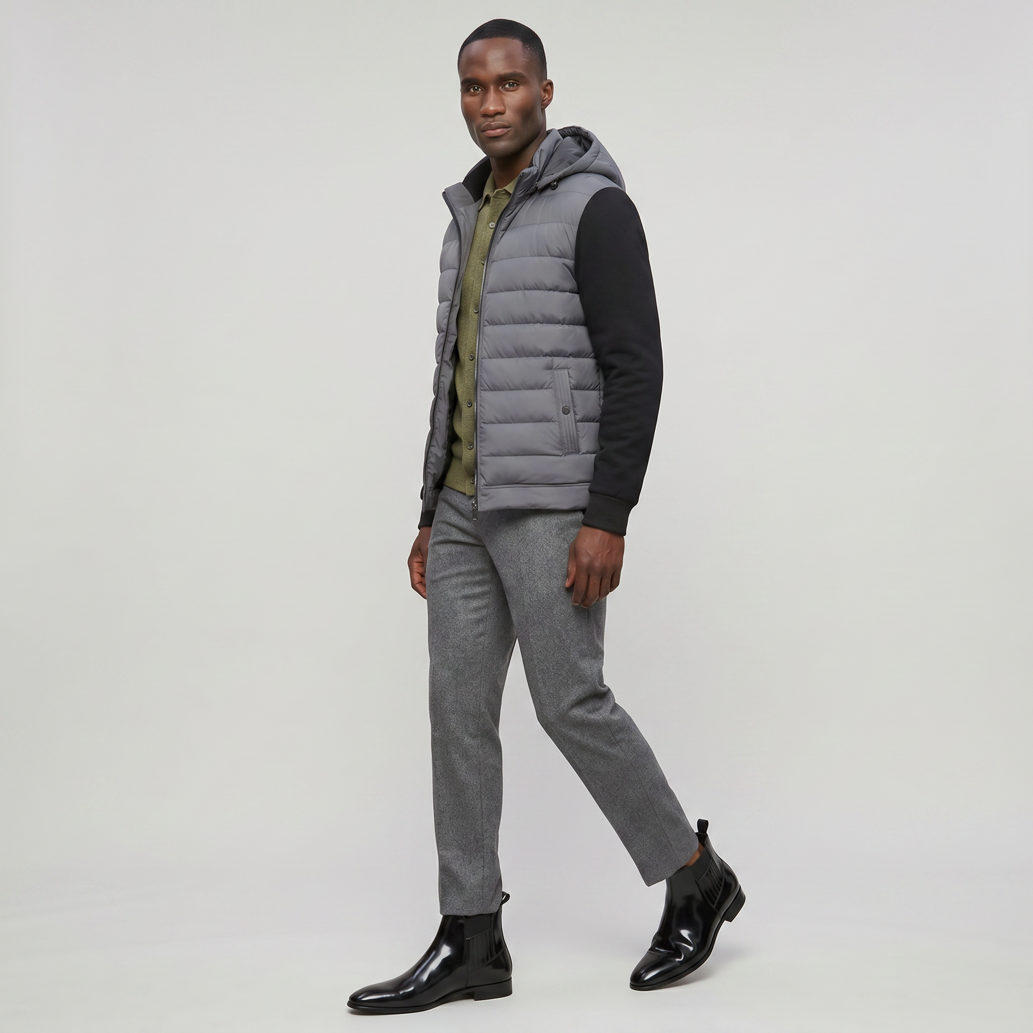 Men’s Pointed Toe Chelsea Boots - Ankle Fit