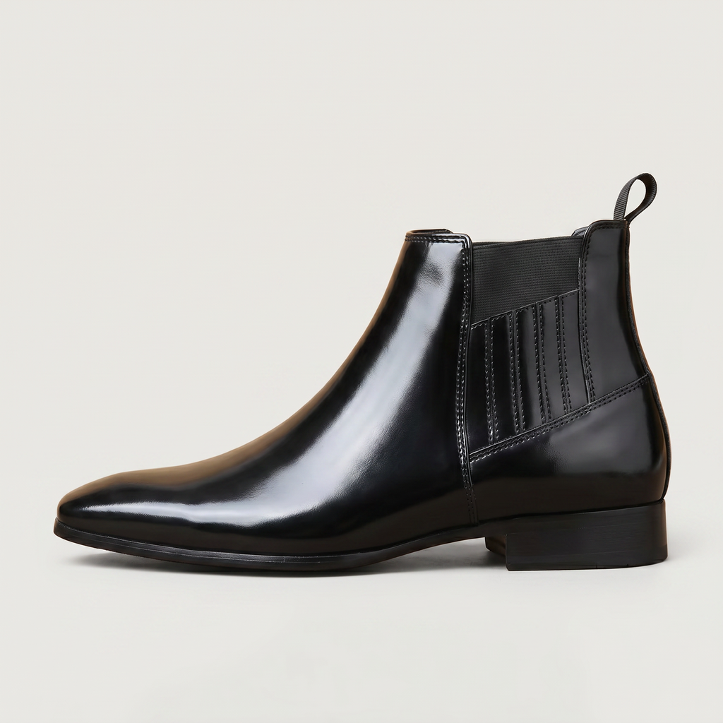 Men’s Pointed Toe Chelsea Boots - Ankle Fit