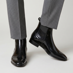 Men’s Pointed Toe Chelsea Boots - Ankle Fit