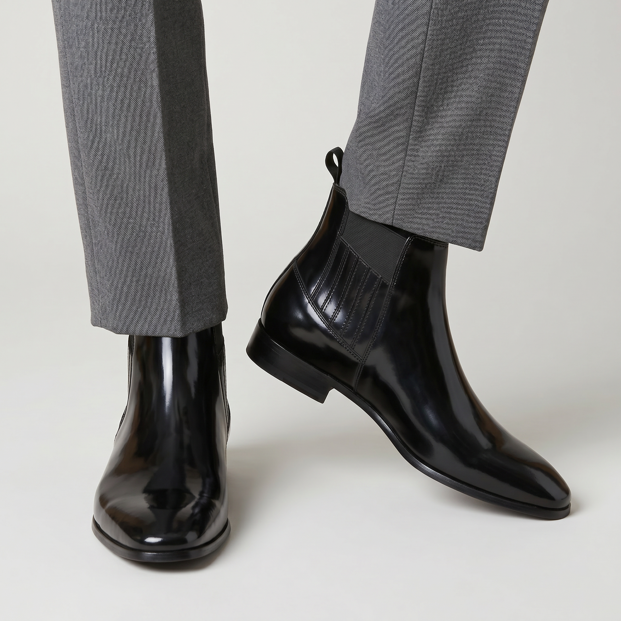 Men’s Pointed Toe Chelsea Boots - Ankle Fit