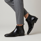 Men’s Pointed Toe Chelsea Boots - Ankle Fit