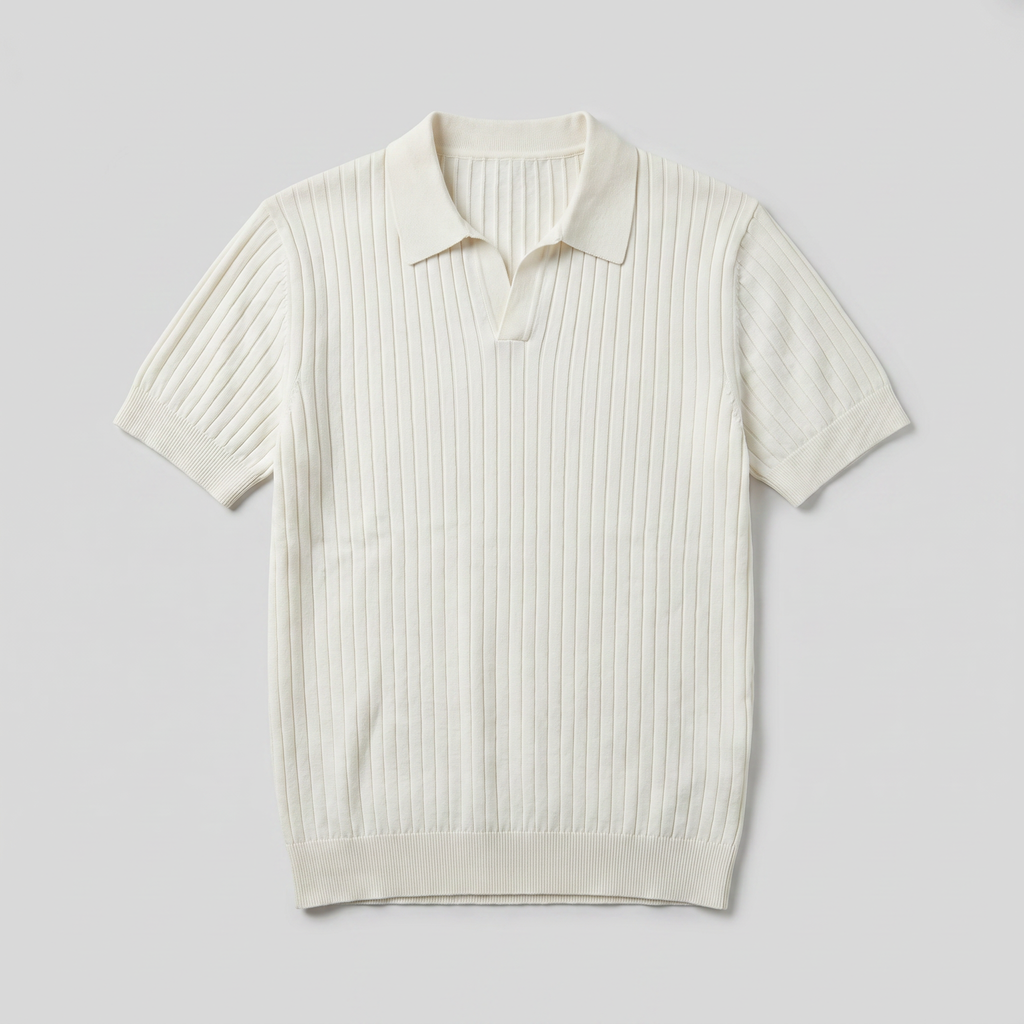 Men’s Polo Sweater - Short Sleeve Regular Fit