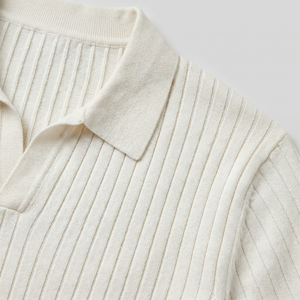 Men’s Polo Sweater - Short Sleeve Regular Fit