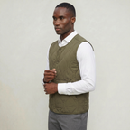 Men’s Quilted Padded Vest - Lightweight Regular Fit