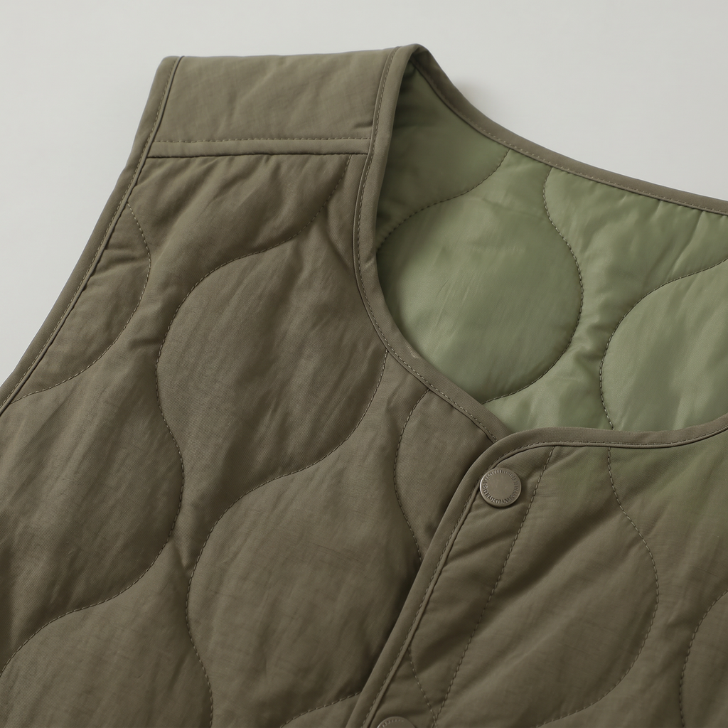 Men’s Quilted Padded Vest - Lightweight Regular Fit