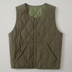 Men’s Quilted Padded Vest - Lightweight Regular Fit