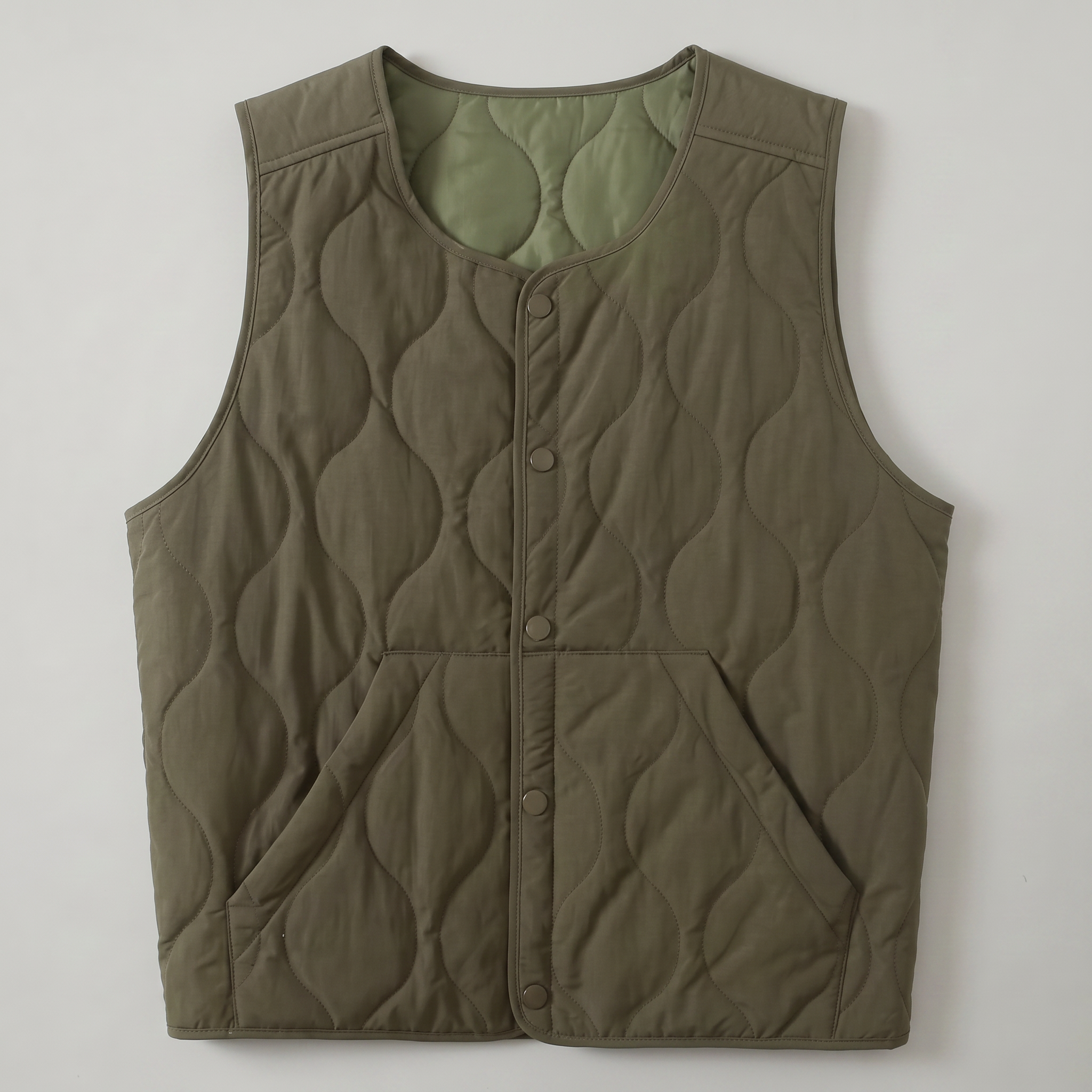 Men’s Quilted Padded Vest - Lightweight Regular Fit