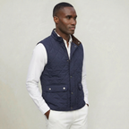 Men’s Quilted Snap Button Vest - Stand Collar Workwear Gilet