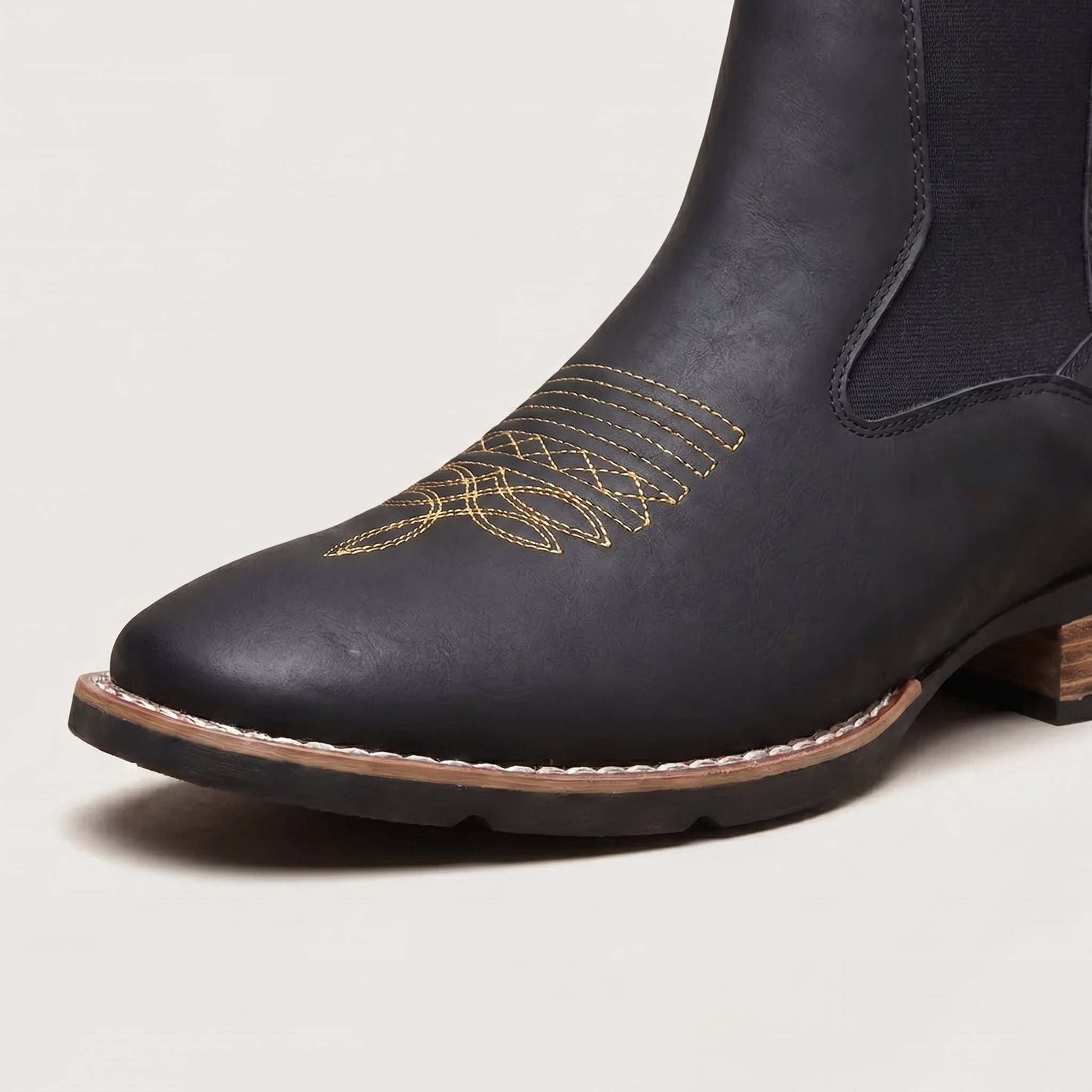 Men’s Retro Chelsea Boots - Slip-On Ankle Fit
