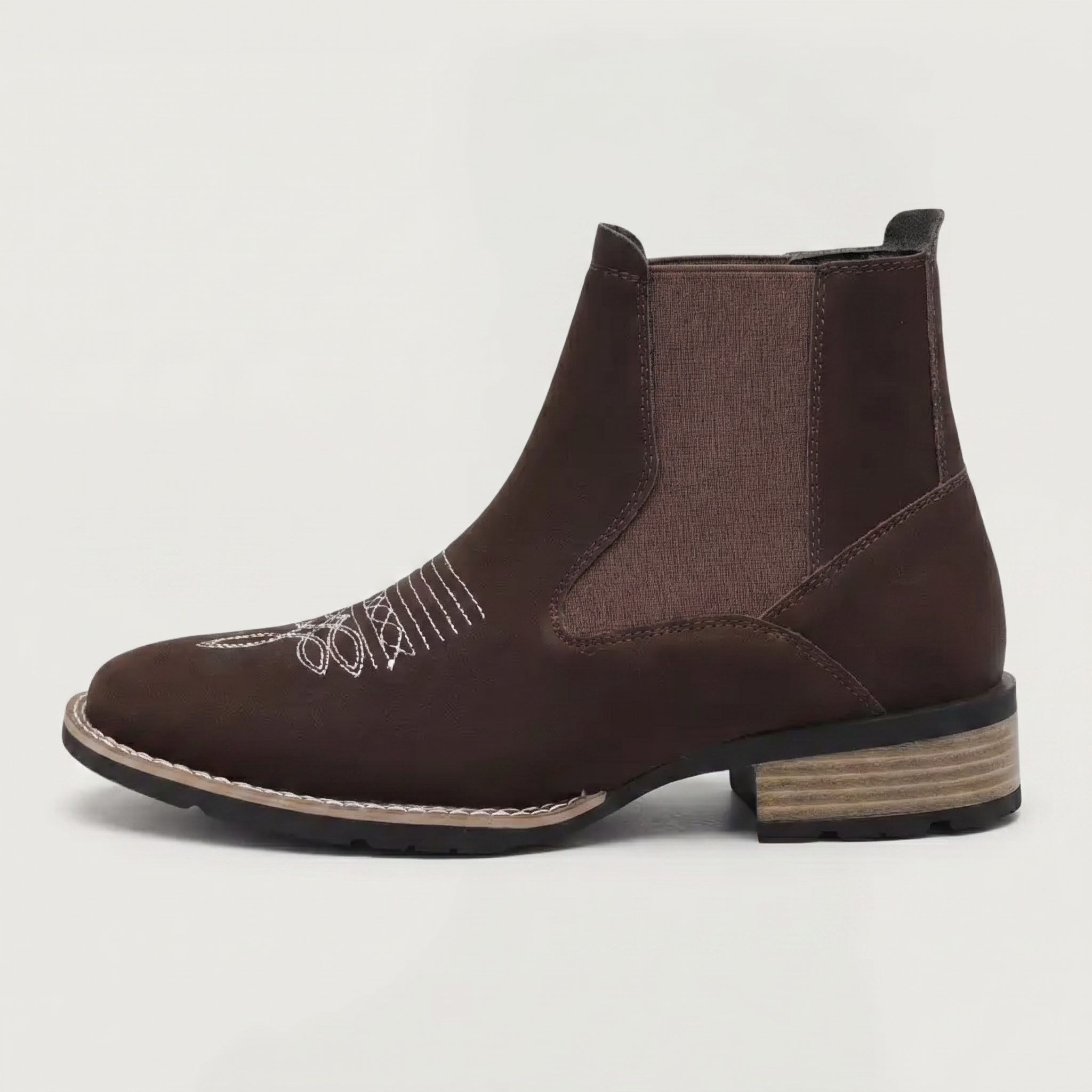 Men’s Retro Chelsea Boots - Slip-On Ankle Fit
