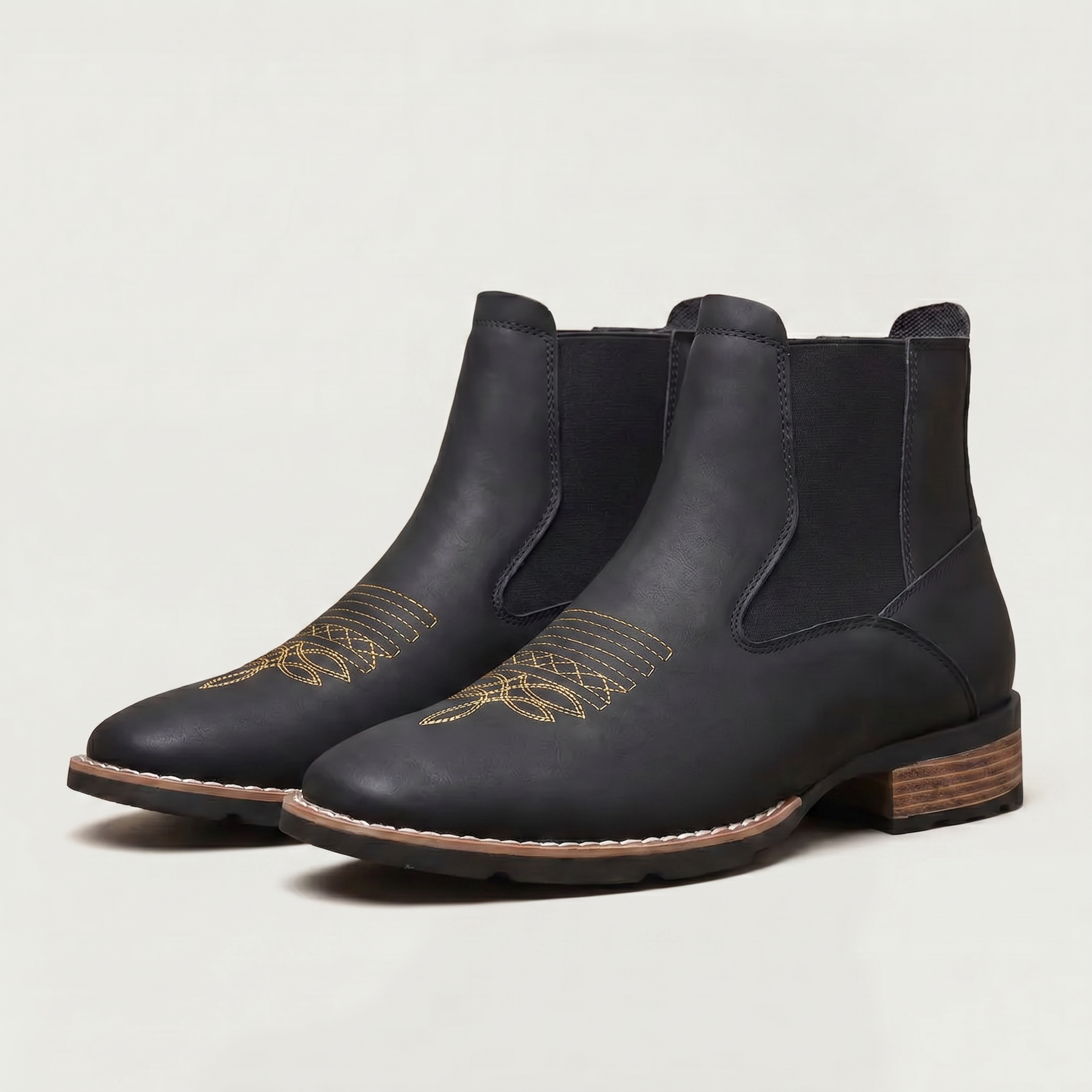 Men’s Retro Chelsea Boots - Slip-On Ankle Fit