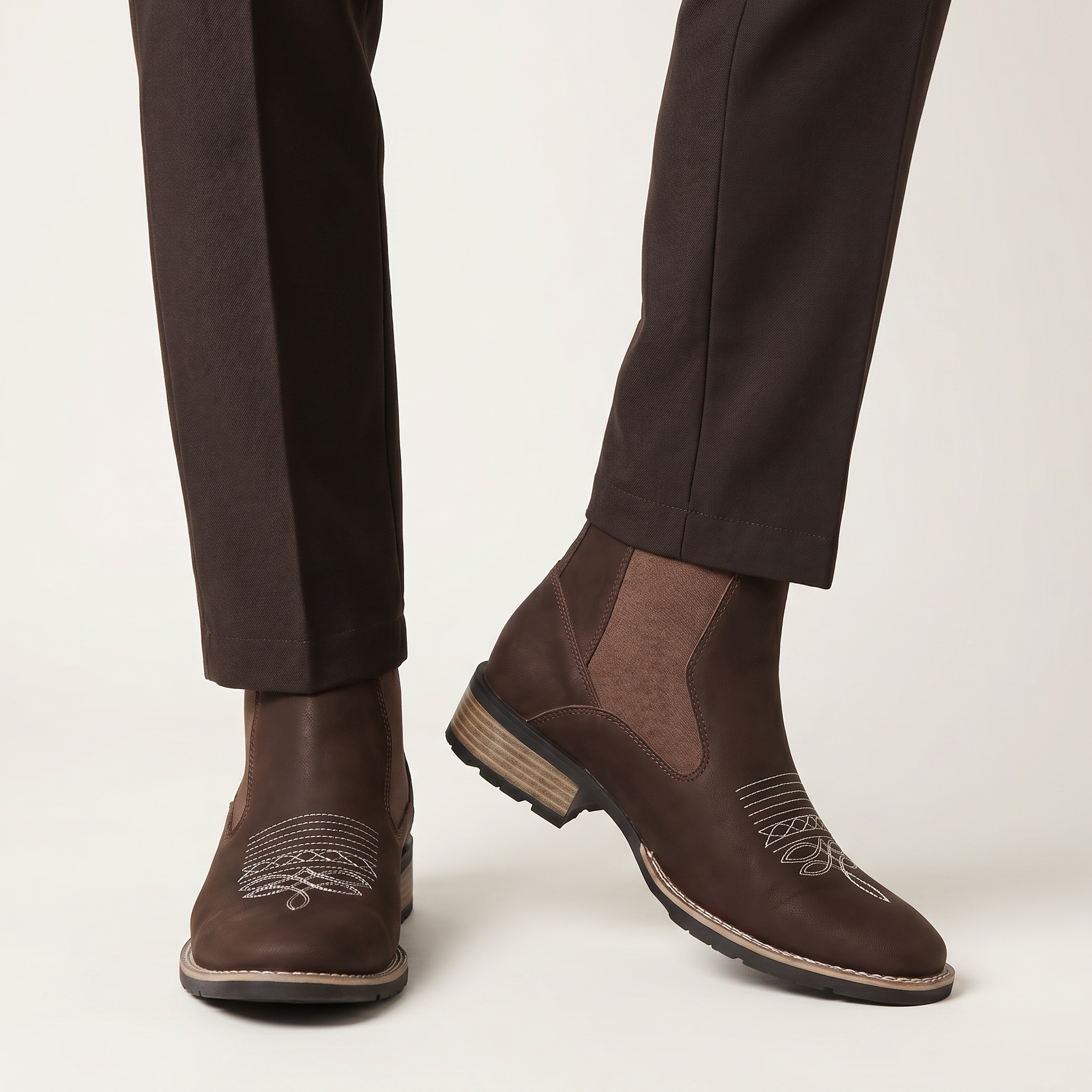 Men’s Retro Chelsea Boots - Slip-On Ankle Fit