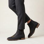 Men’s Retro Chelsea Boots - Slip-On Ankle Fit