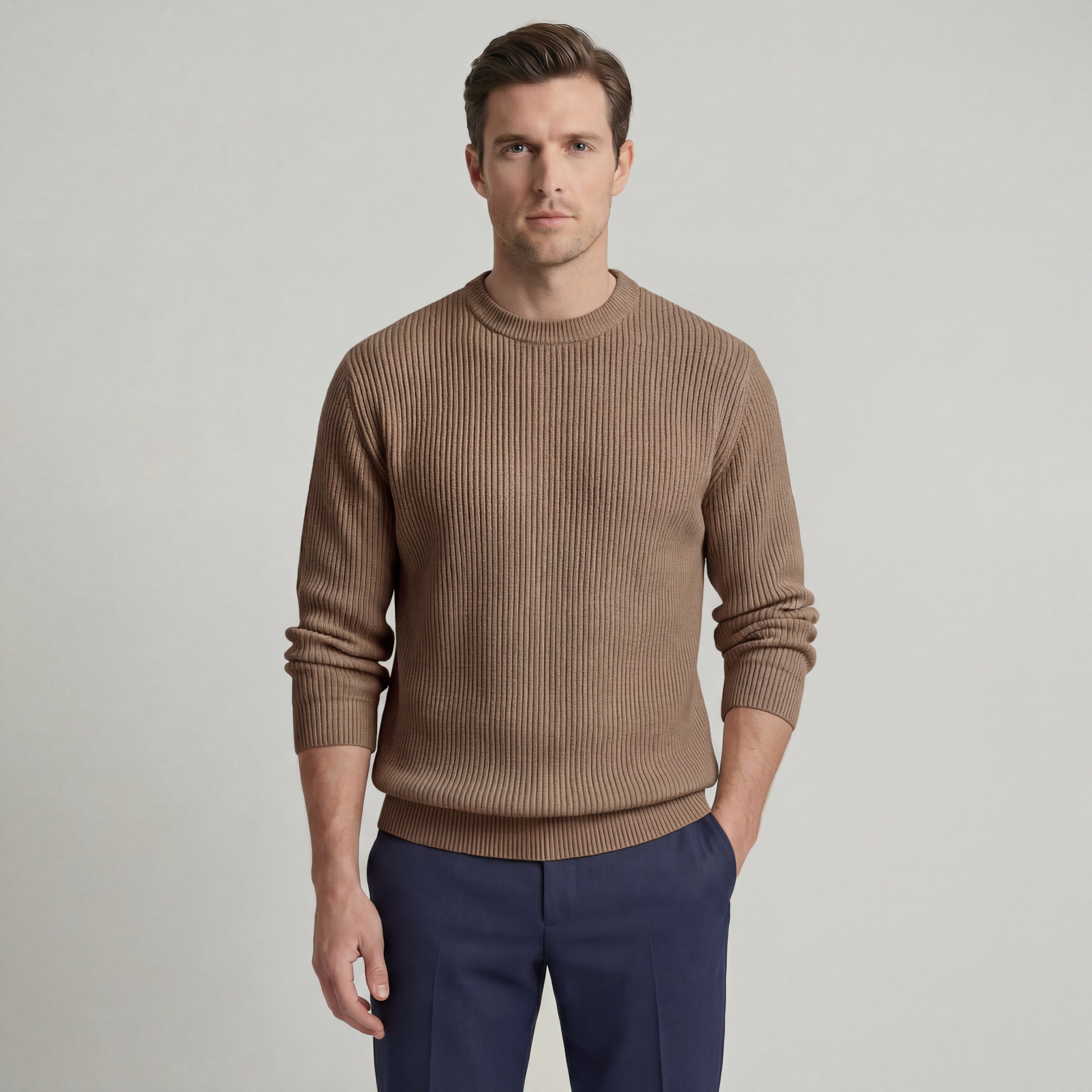 Men’s Ribbed Knit Sweater