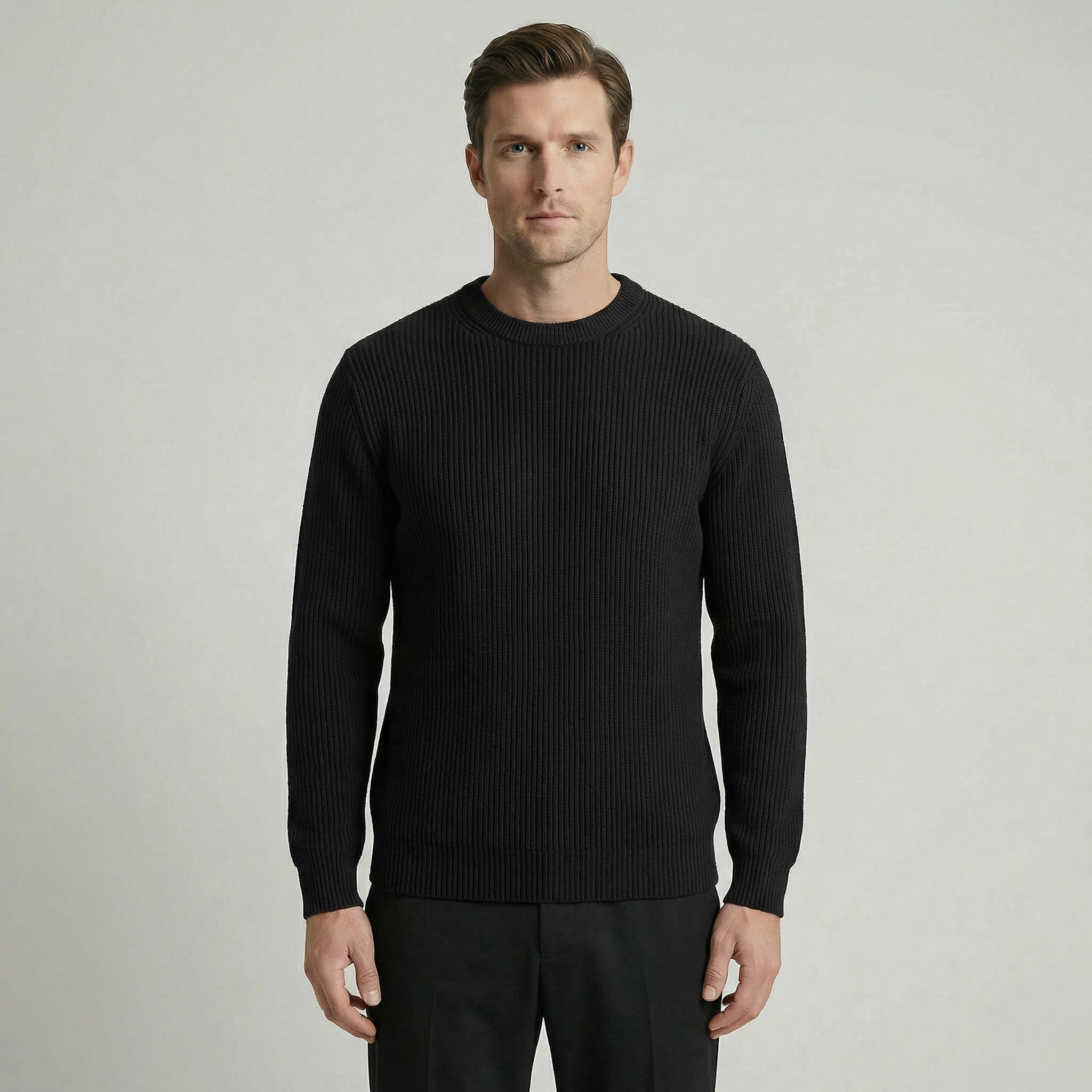 Men’s Ribbed Knit Sweater