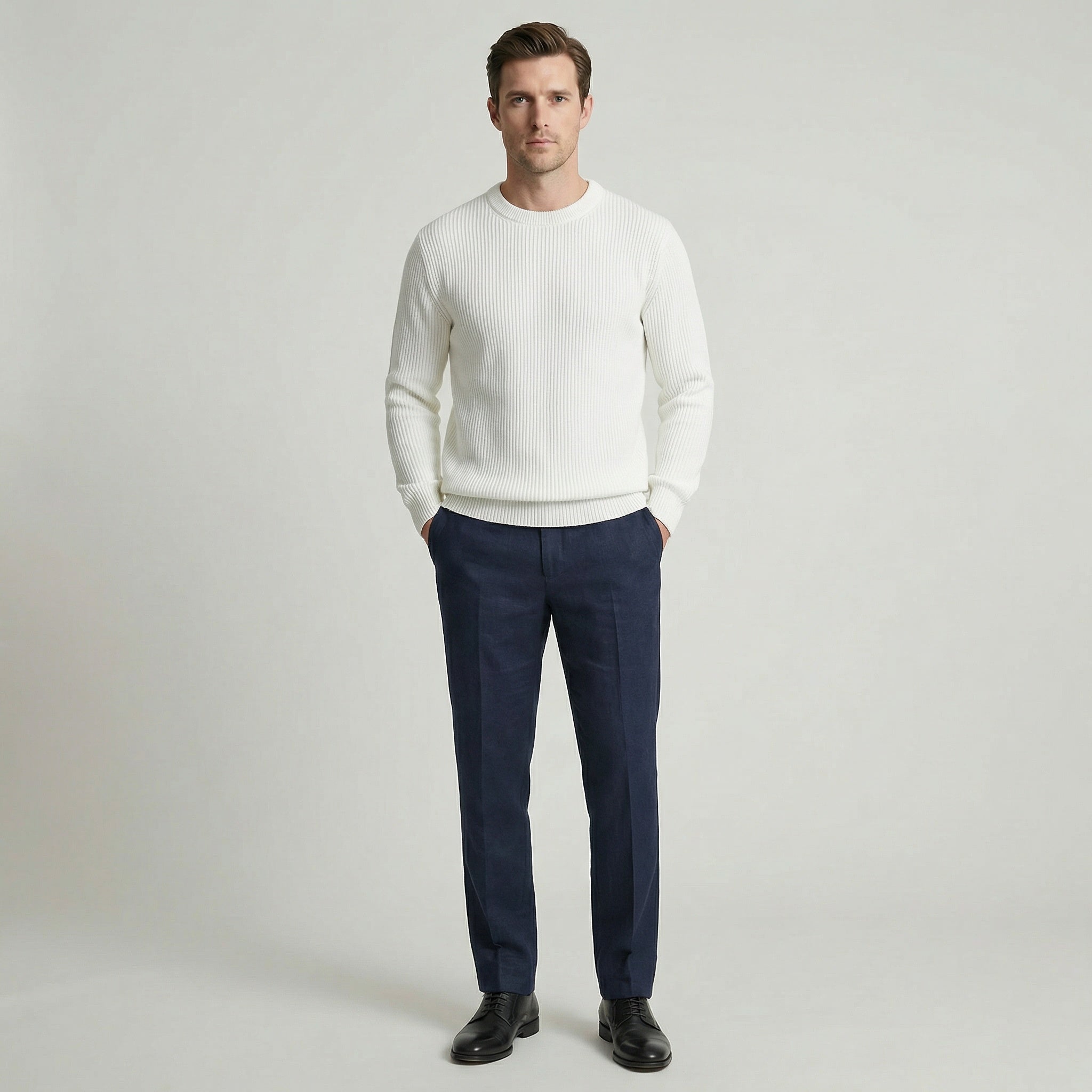 Men’s Ribbed Knit Sweater