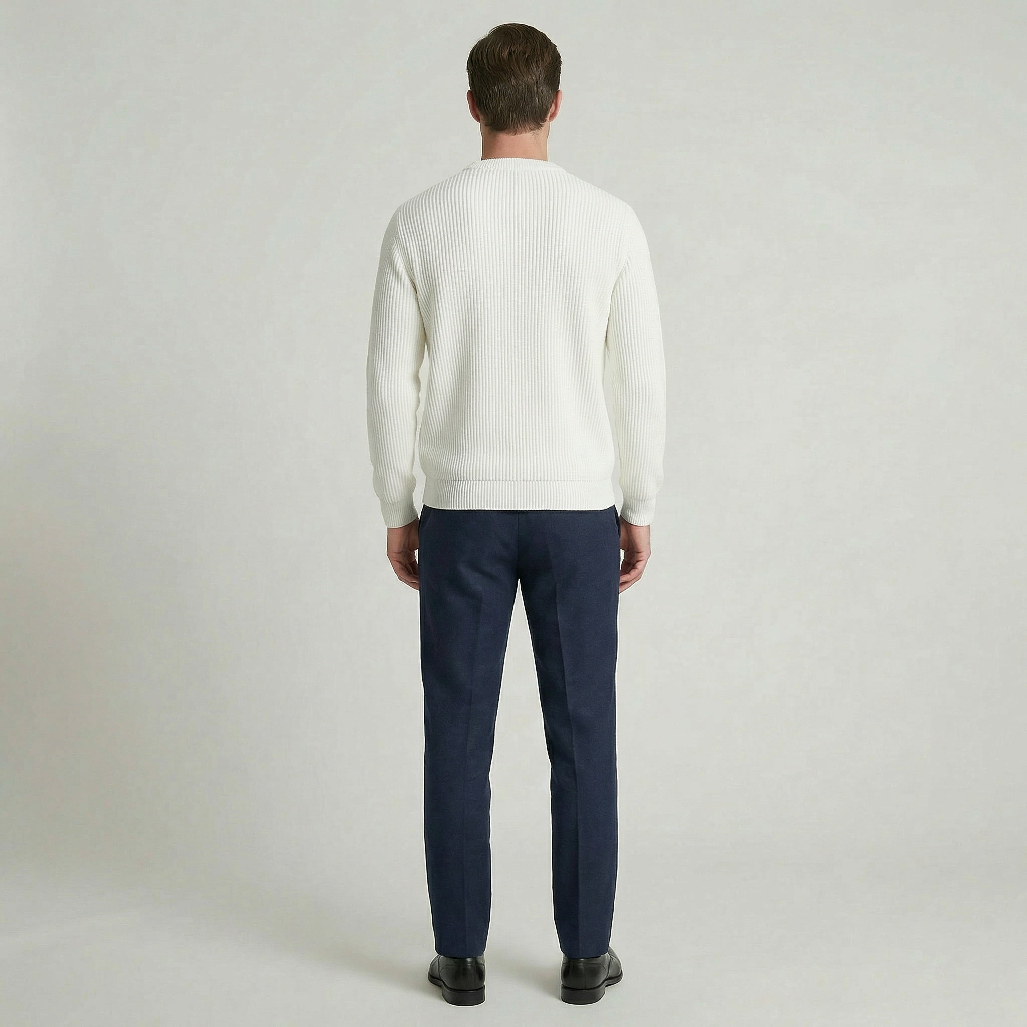 Men’s Ribbed Knit Sweater