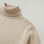 Men’s Roll Neck Skivvy Jumper - Long Sleeve Winter Sweater