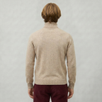 Men’s Roll Neck Skivvy Jumper - Long Sleeve Winter Sweater