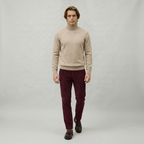Men’s Roll Neck Skivvy Jumper - Long Sleeve Winter Sweater