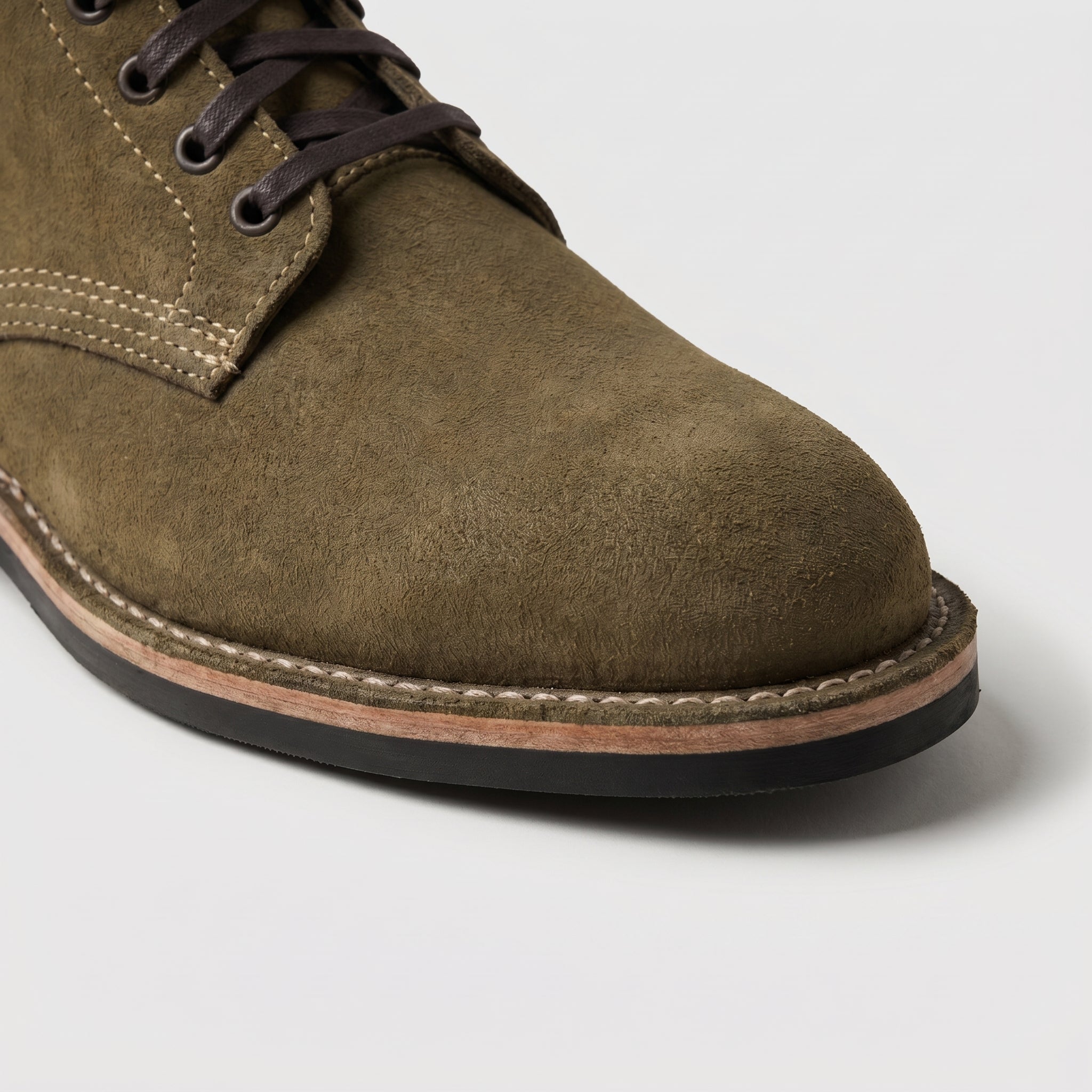 Men’s Round Toe Combat Boots - High-Top Lace-Up Fit