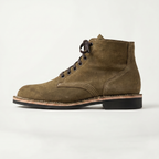 Men’s Round Toe Combat Boots - High-Top Lace-Up Fit