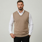 Men's knit spencer Vest