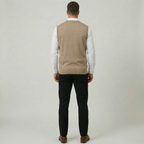 Men's knit spencer Vest