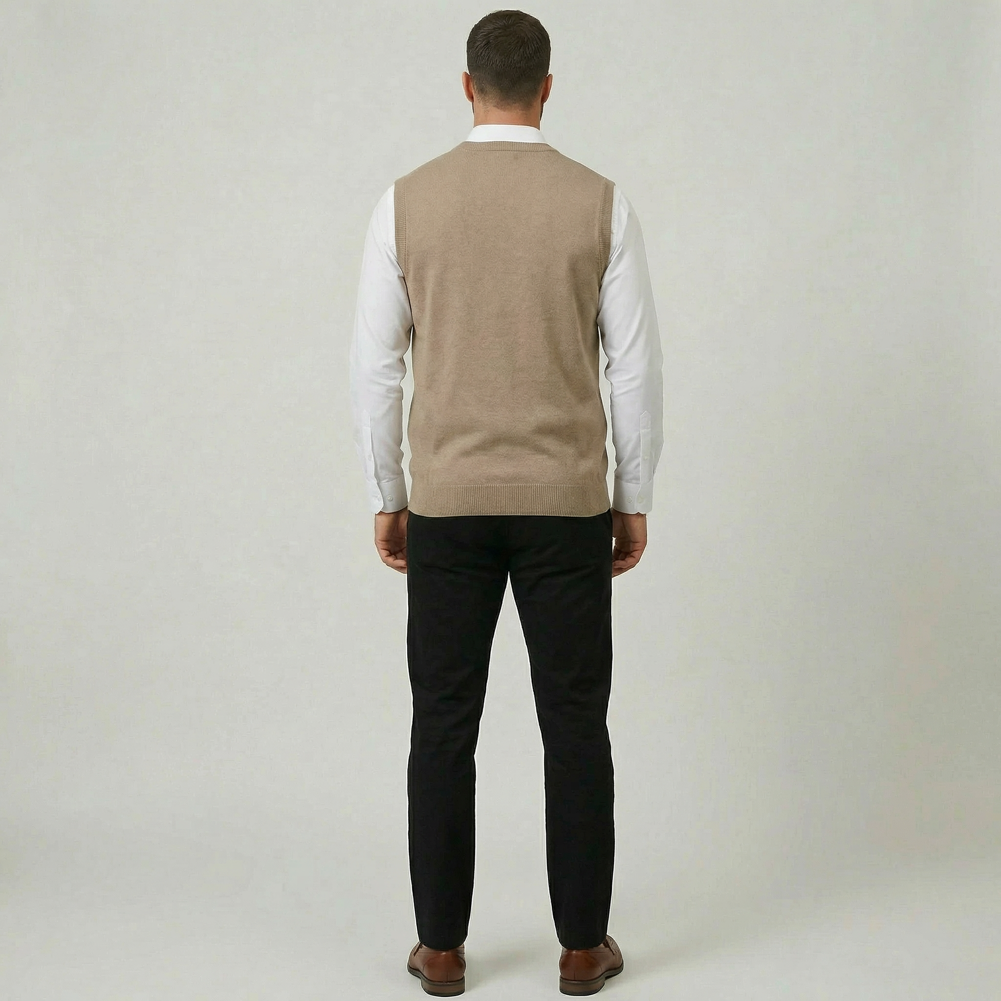 Men's knit spencer Vest
