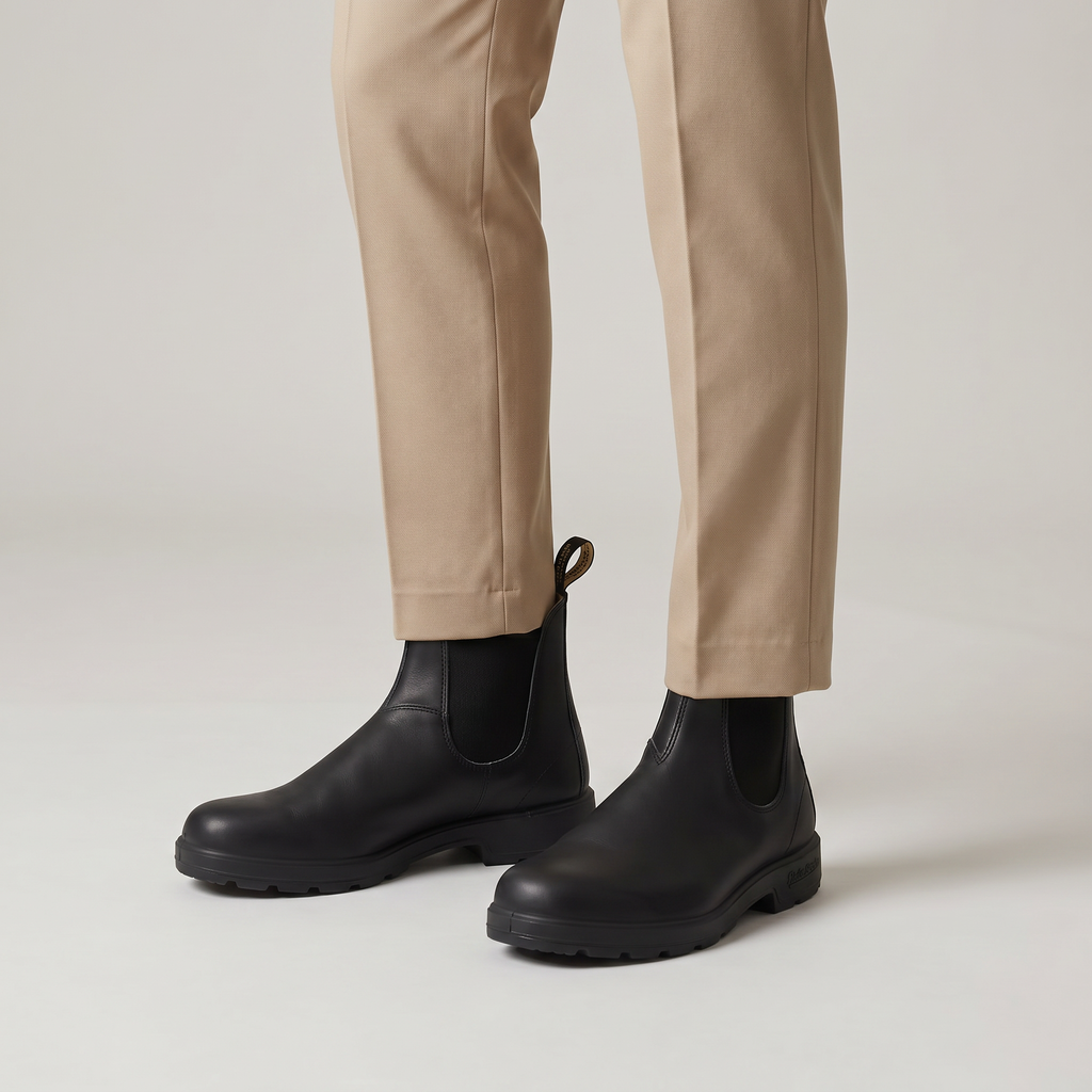 Men’s Chelsea Boots - Classic Slip-On Ankle Fit
