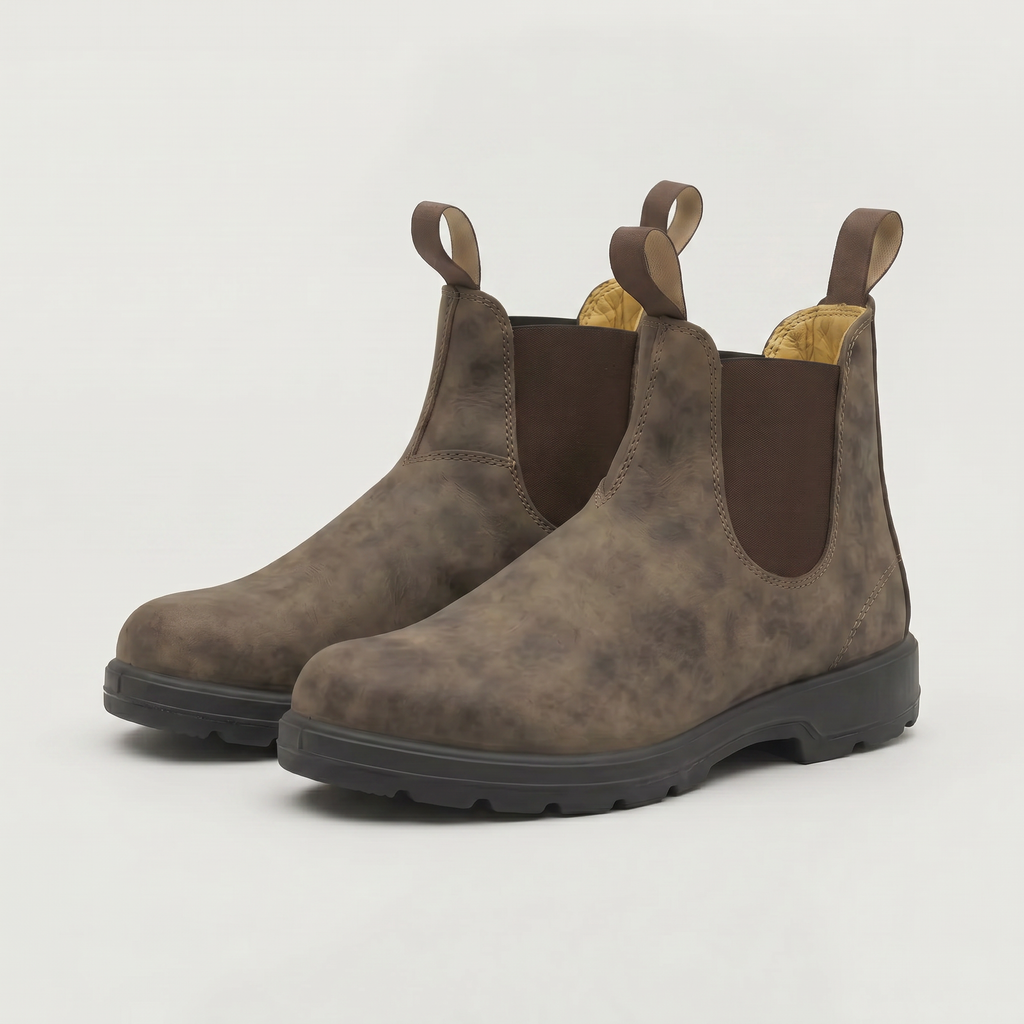Men’s Chelsea Boots - Classic Slip-On Ankle Fit