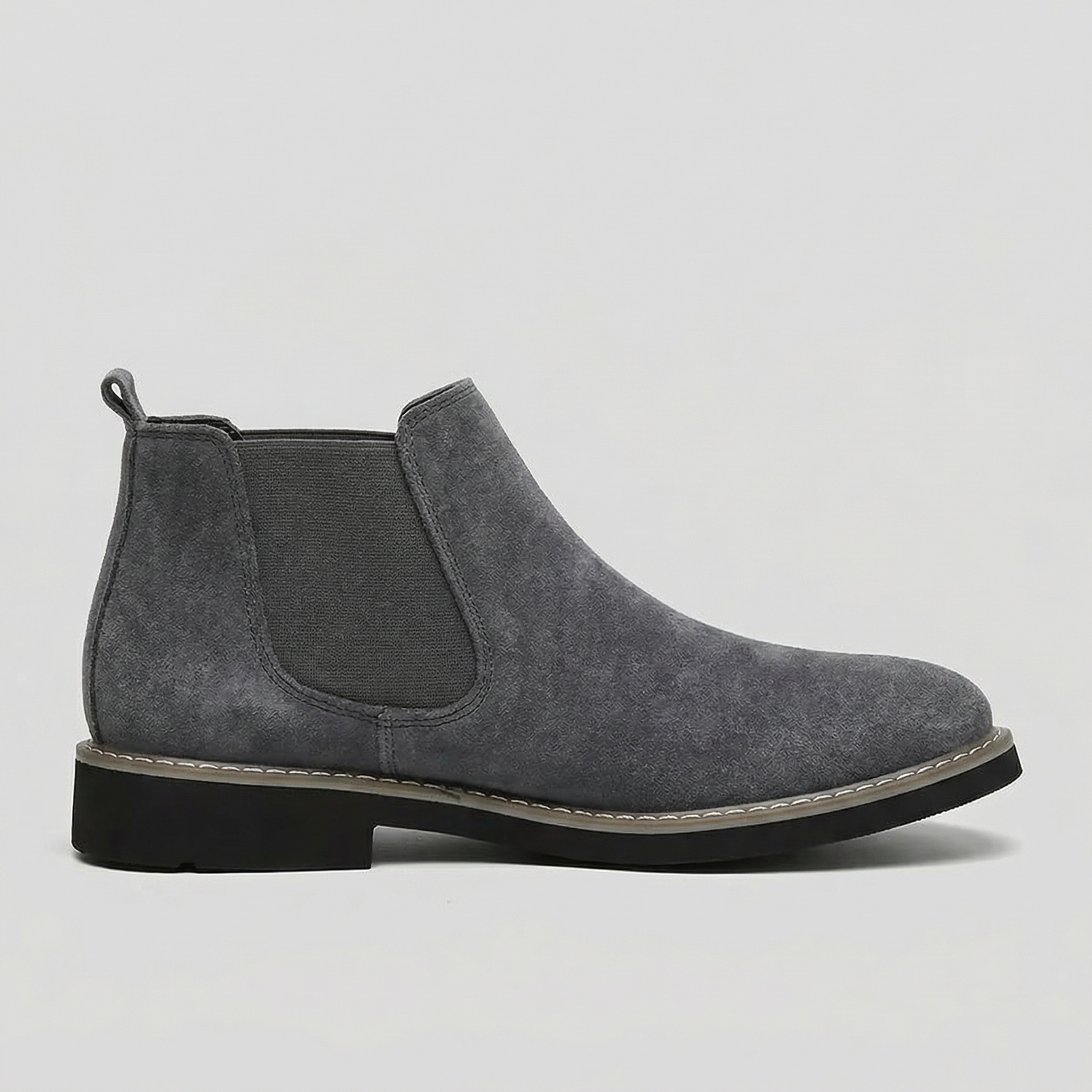 Men's Suede Slip-On Chelsea Boots