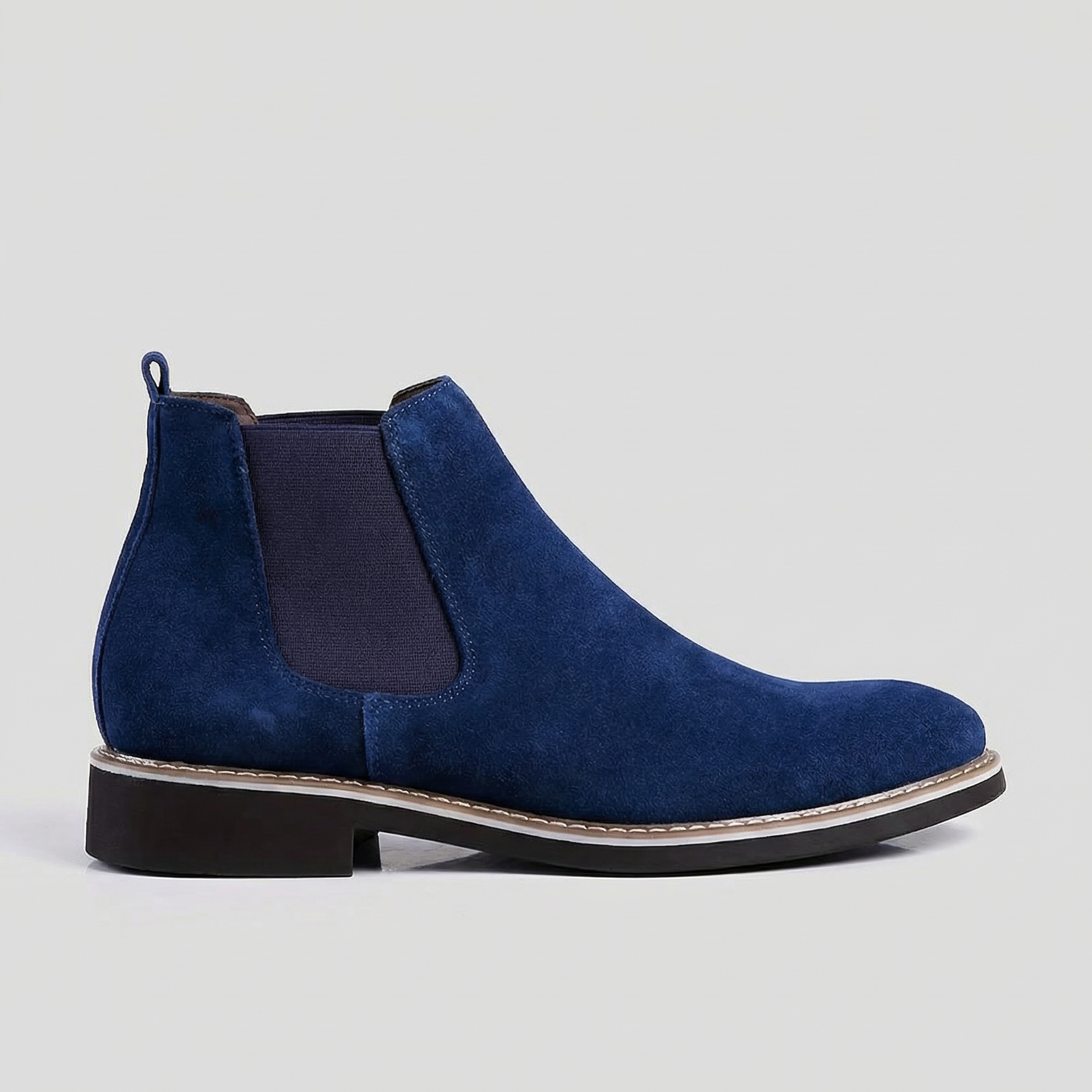 Men's Suede Slip-On Chelsea Boots