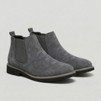 Men's Suede Slip-On Chelsea Boots