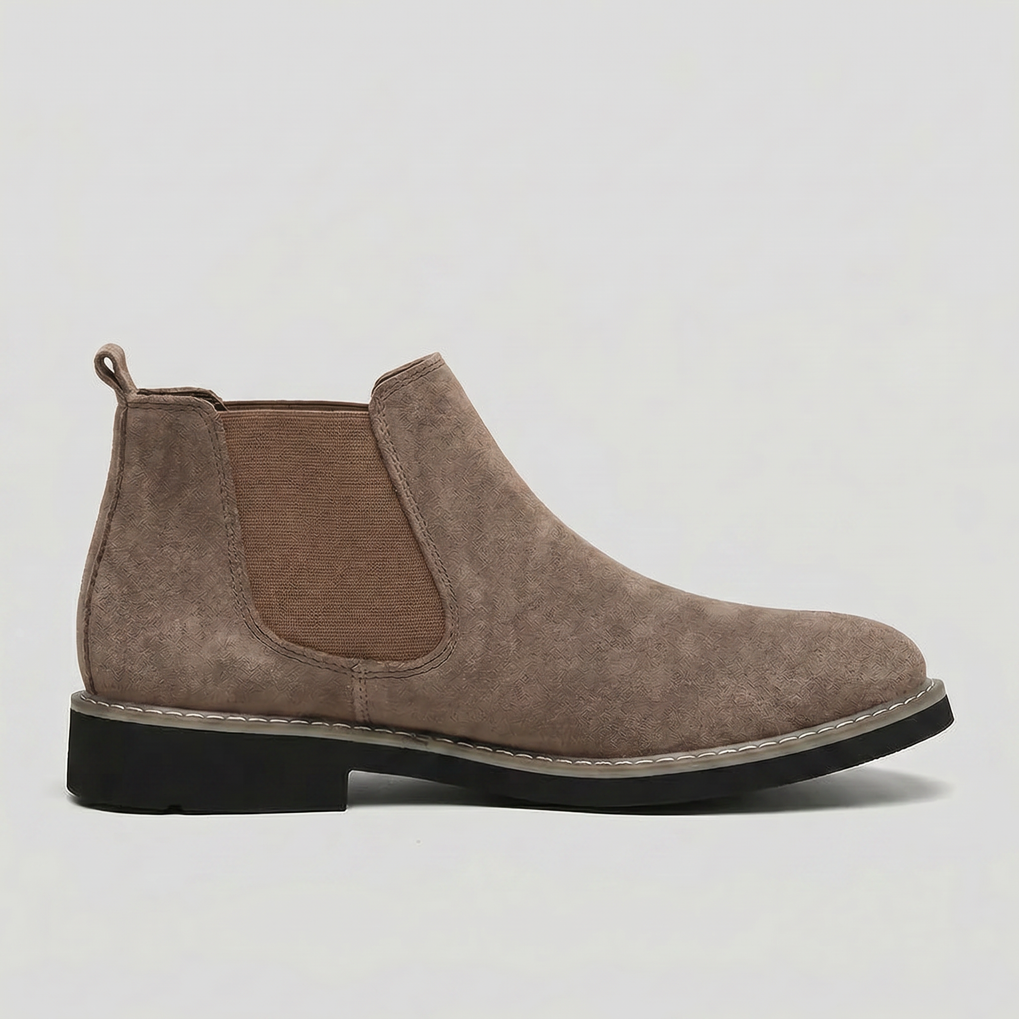 Men's Suede Slip-On Chelsea Boots