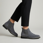 Men's Suede Slip-On Chelsea Boots