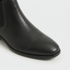 Men’s Smooth Leather Chelsea Boots —  Slip-On Ankle Fit