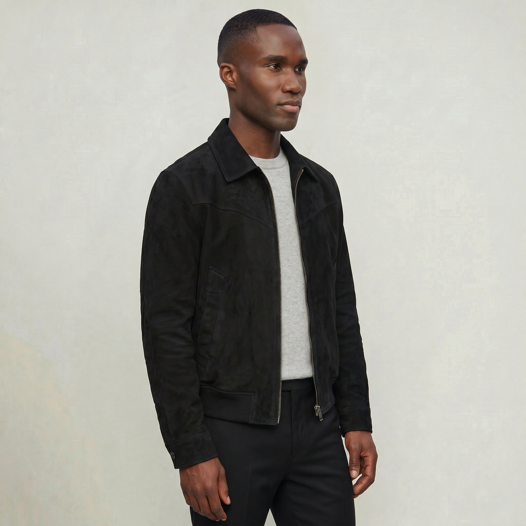 Men’s Bomber Jacket - Slim Fit Casual Coat