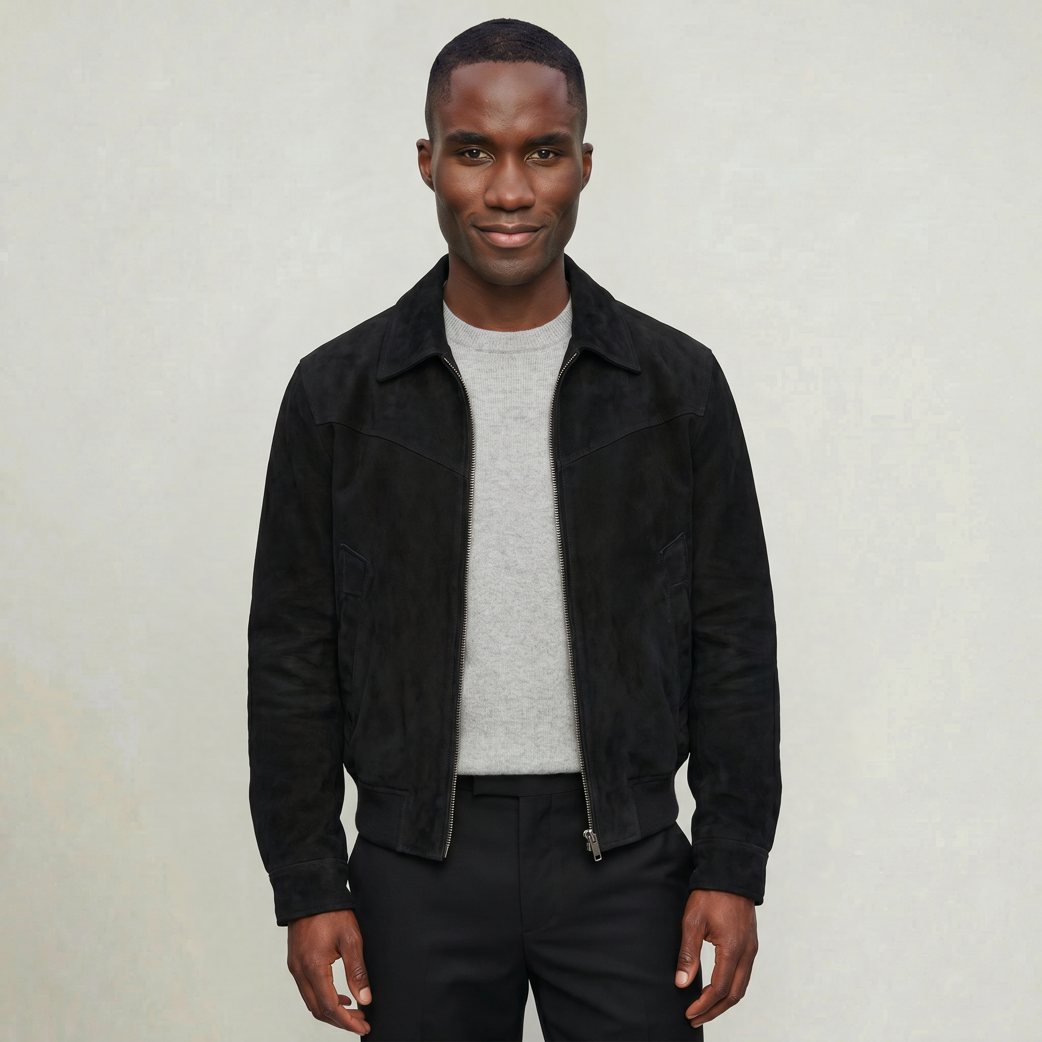 Men’s Bomber Jacket - Slim Fit Casual Coat