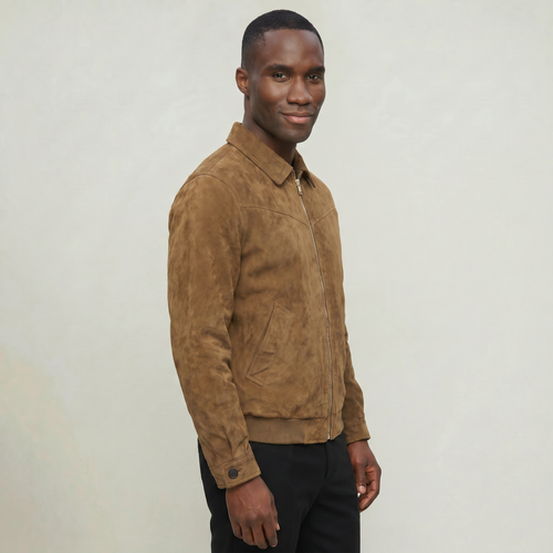 Men’s Bomber Jacket - Slim Fit Casual Coat