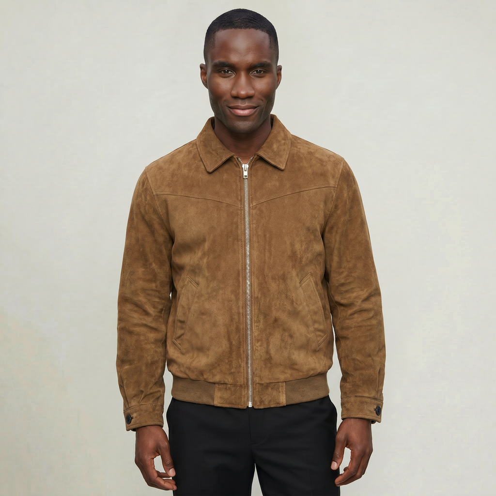 Men’s Bomber Jacket - Slim Fit Casual Coat